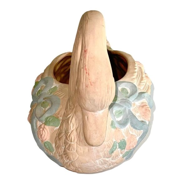 Vintage CBK LTD Ceramic Clay Swan Vase - Picture 6 of 12